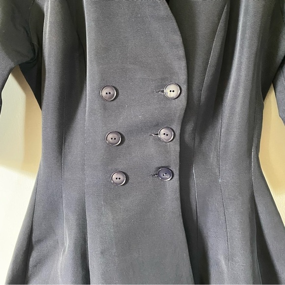 Vintage McKettrick Dress Hourglass Double Breasted 50s Day To Evening XS Small - Picture 6 of 10